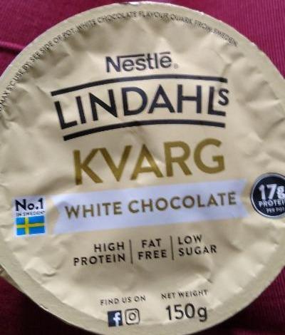 Fotografie - Lindahls Kvarg White Chocolate Nestlé