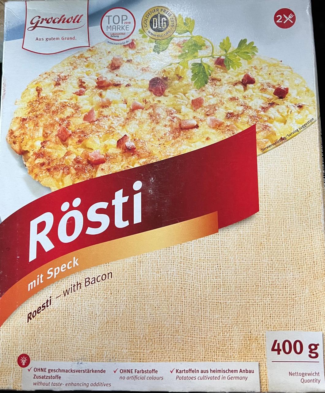 Fotografie - Rösti mit Speck Grocholl