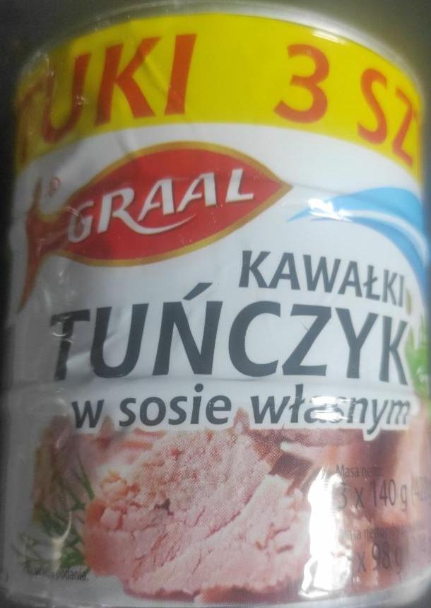 Fotografie - Tuńczyk kawałki w sosie własnym Graal