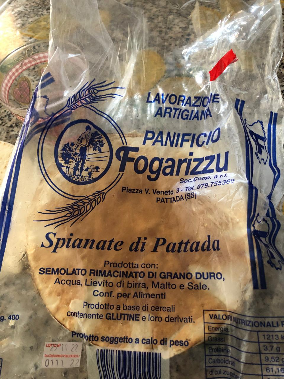 Fotografie - Spianate di Pattada Panificio Fogarizzu