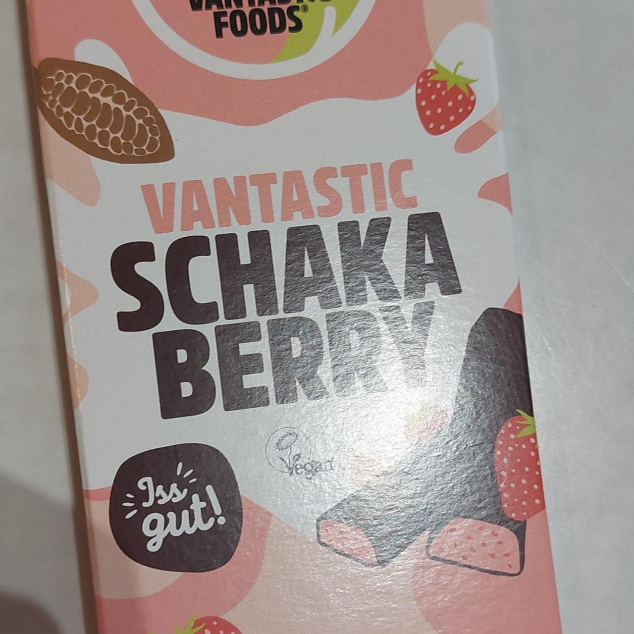 Fotografie - Vantastic Schaka Berry Vantastic Foods