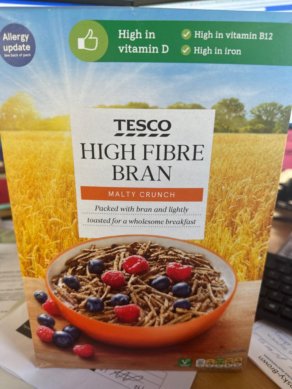 Fotografie - High Fibre Bran Tesco