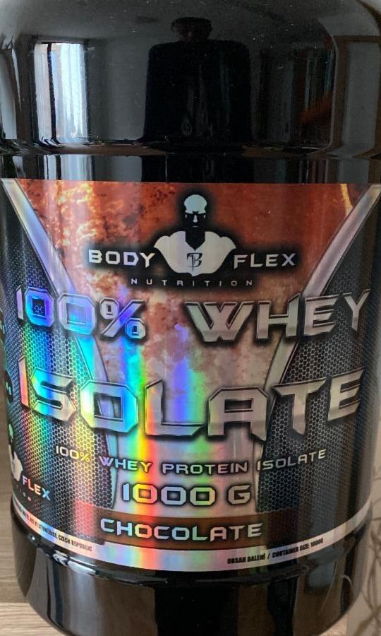 Fotografie - 100 % Whey protein isolate chocolate Body flex