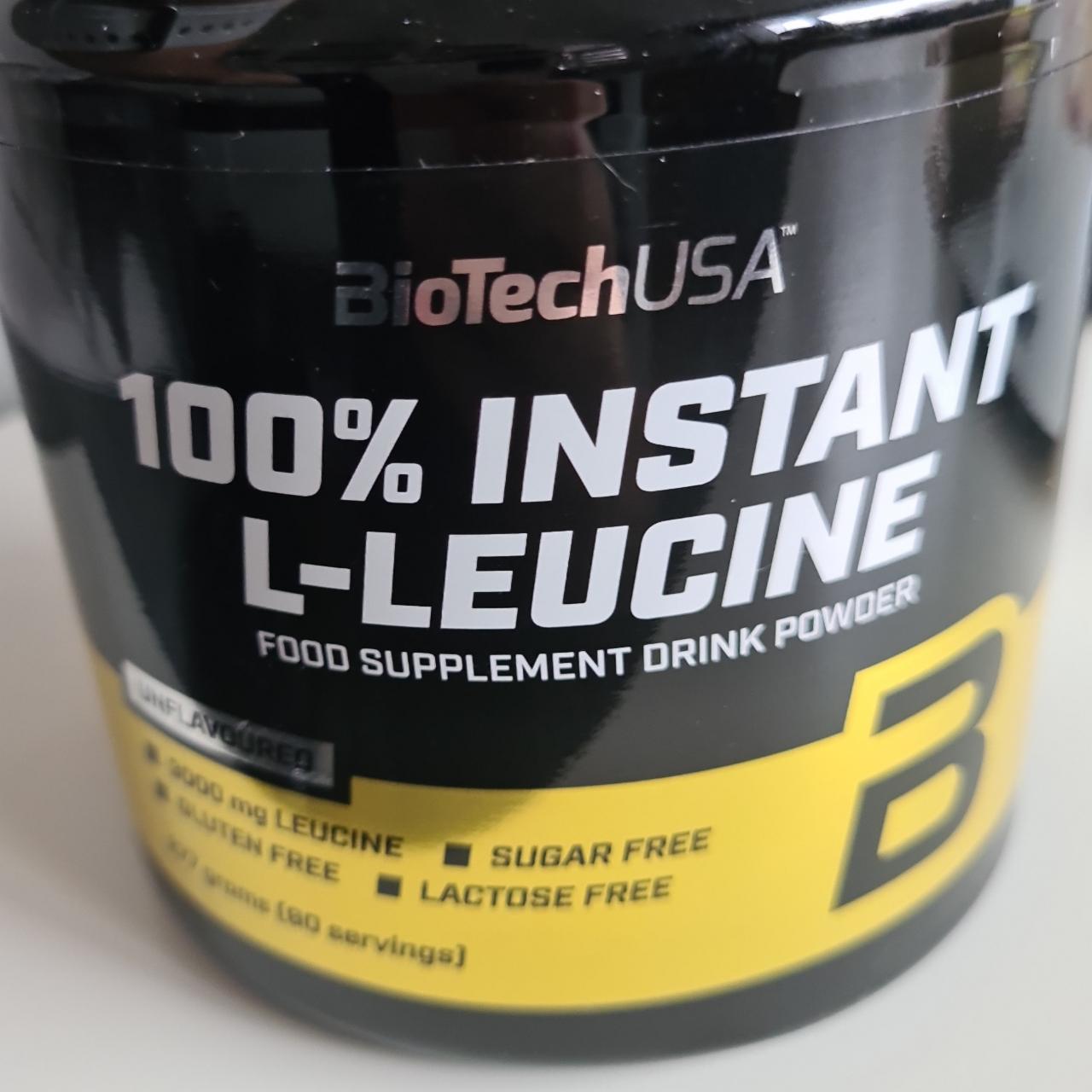 Fotografie - 100% Instant L-Leucine BioTechUSA