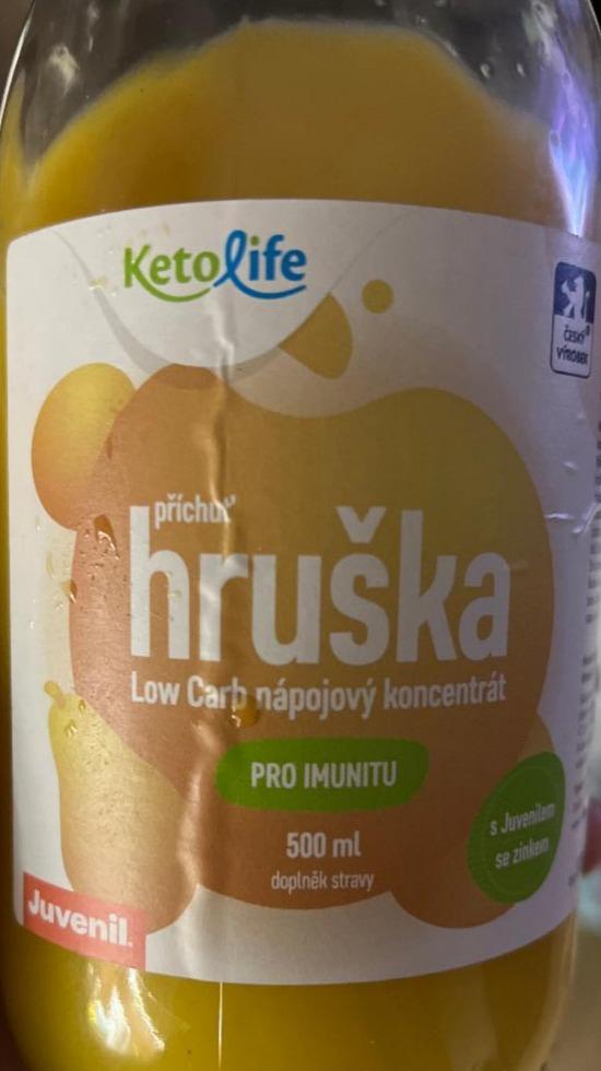 Fotografie - LowCarb nápojový koncentrát příchuť hruška Ketolife