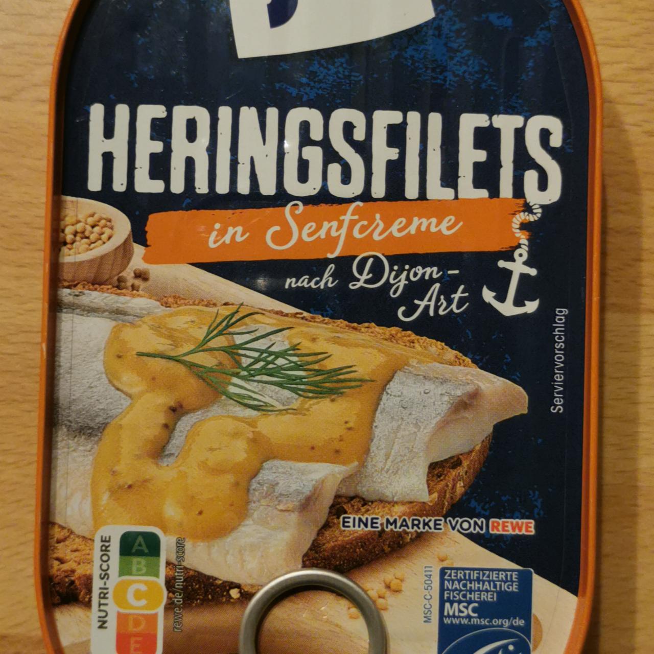 Fotografie - Heringsfilets in Senfcreme nach Dijon-Art Ja!