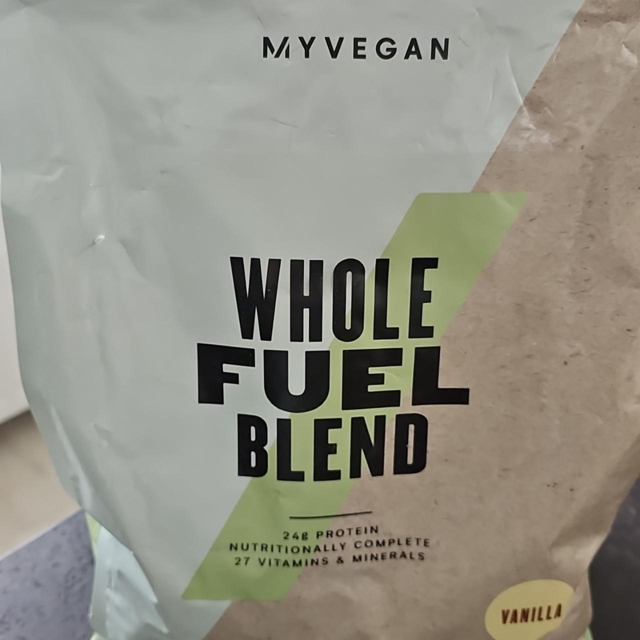 Fotografie - Whole fuel blend vanilla MyVegan