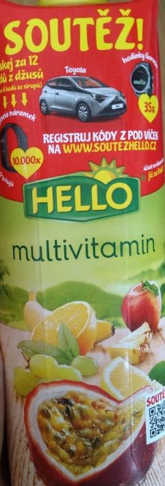 Fotografie - Hello multivitamin bez konzervantů