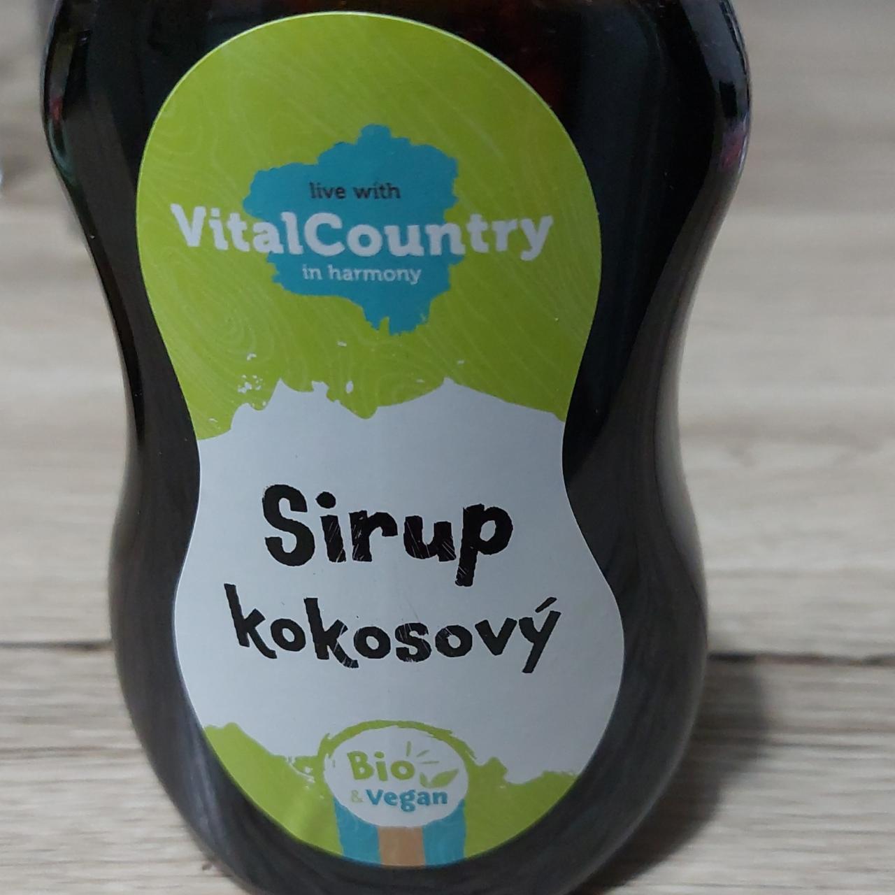 Fotografie - Sirup kokosový bio vegan VitalCountry