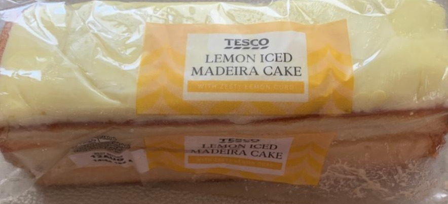 Fotografie - Lemon iced madeira cake Tesco