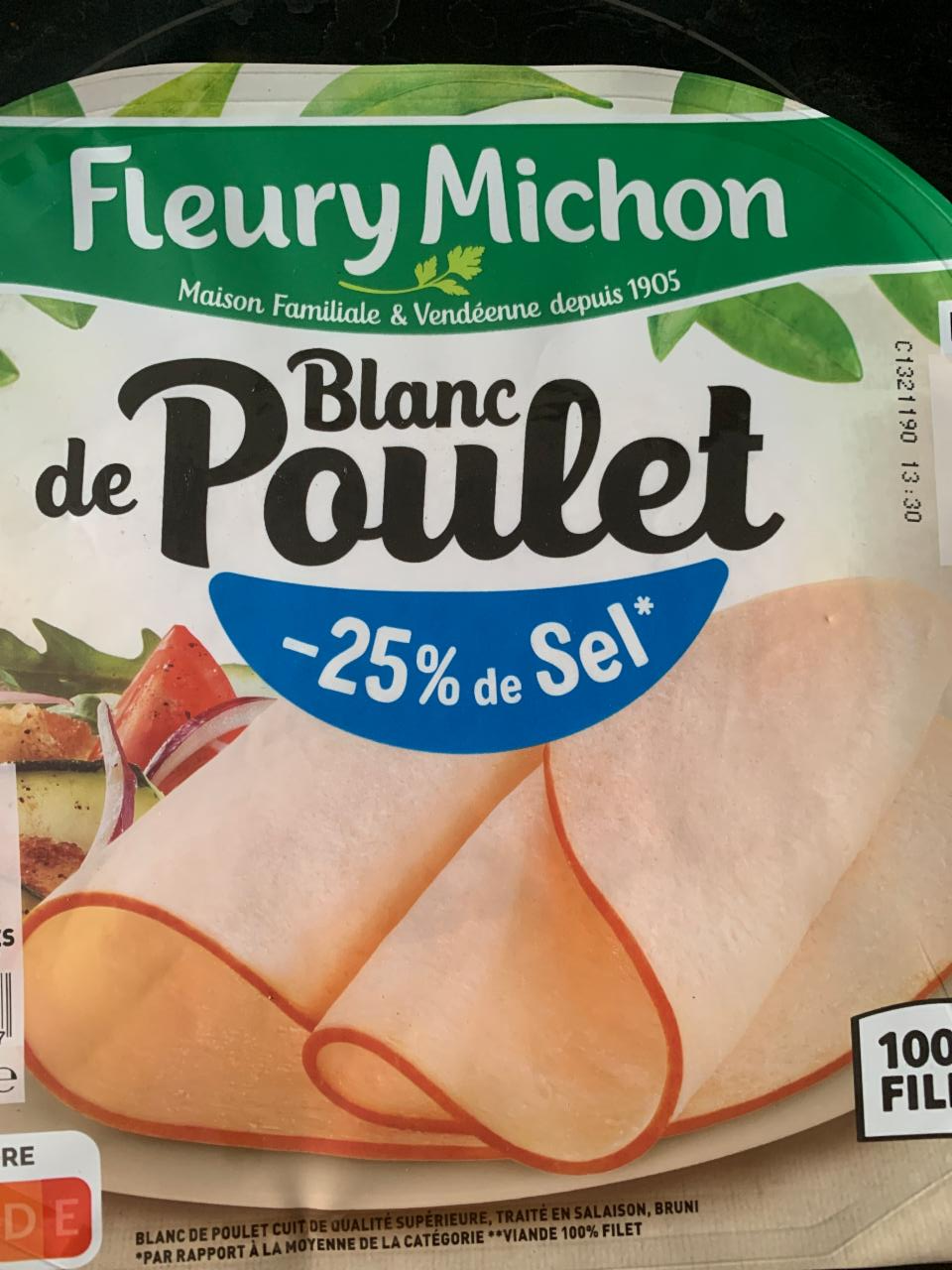 Fotografie - Blanc de Poulet - 25% de Sel* Fleury Michon