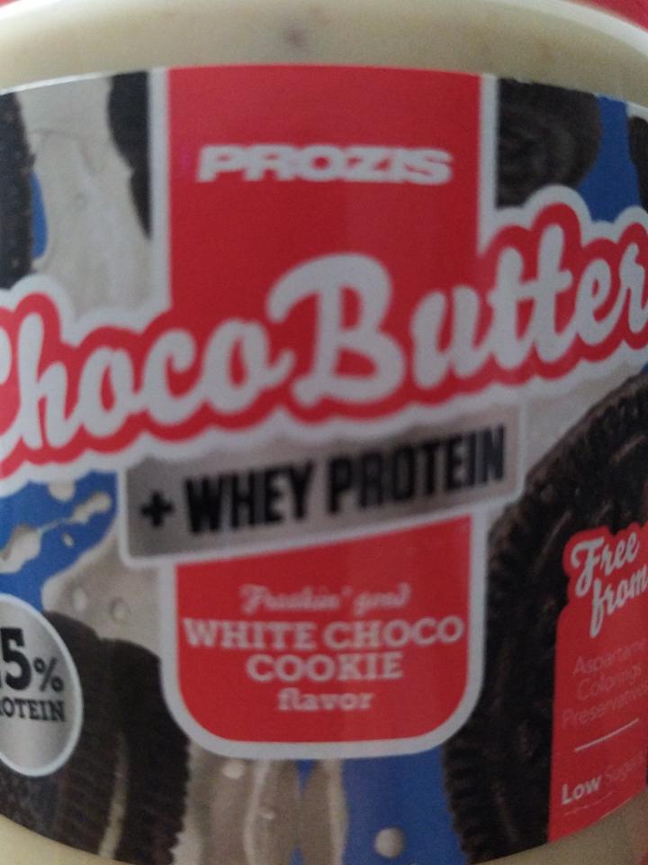 Fotografie - Whey Choco Butter White Choco Cookie Prozis