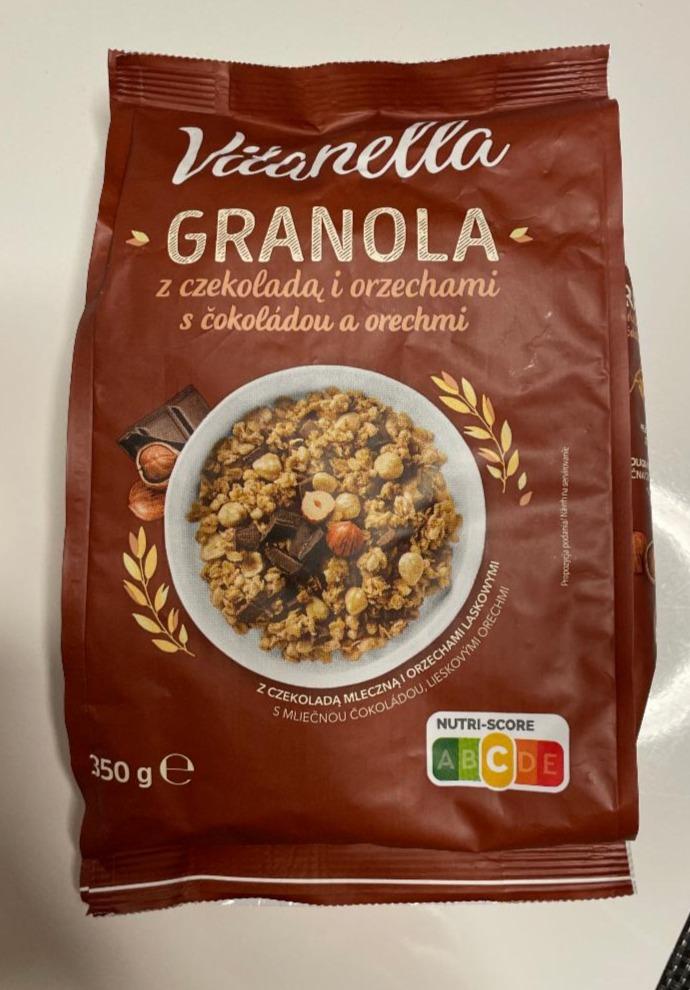 Fotografie - Granola z czekoladą i orzechami s čokoládou a orechmi Vitanella