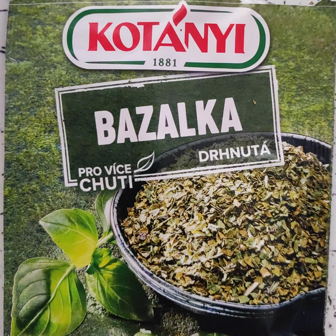 Fotografie - Bazalka drhnutá Kotányi