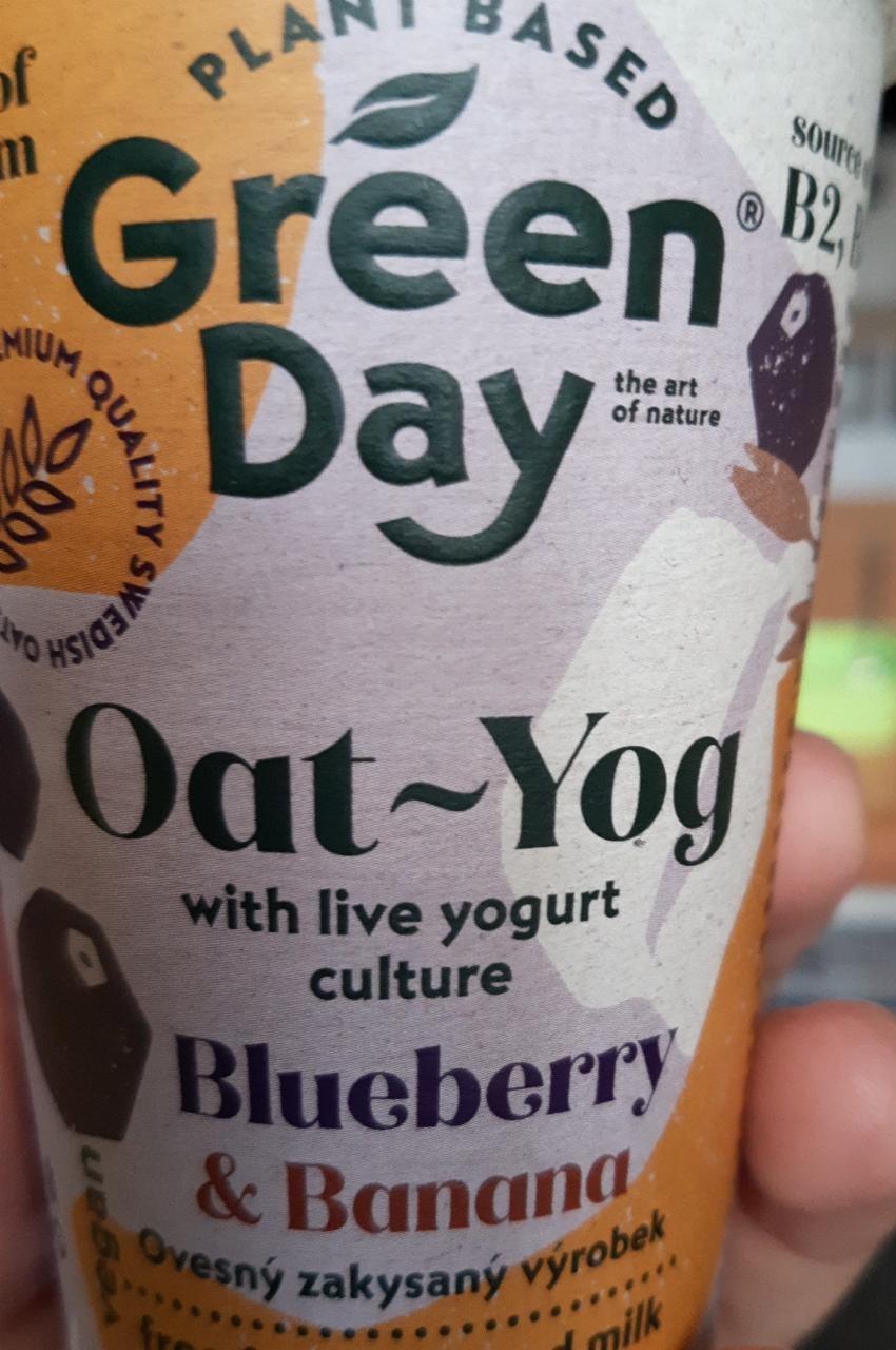 Fotografie - Oat Yog Blueberry & Banana Green Day