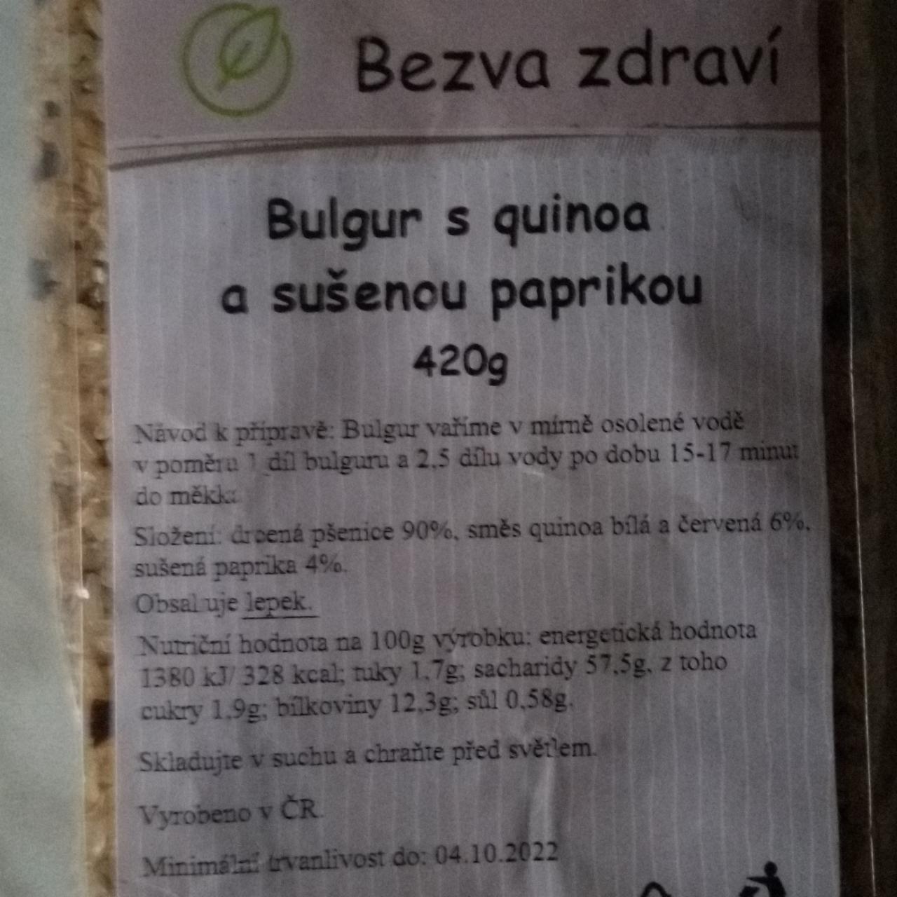 Fotografie - Bulgur s quinoa a sušenou paprikou Bezva zdraví