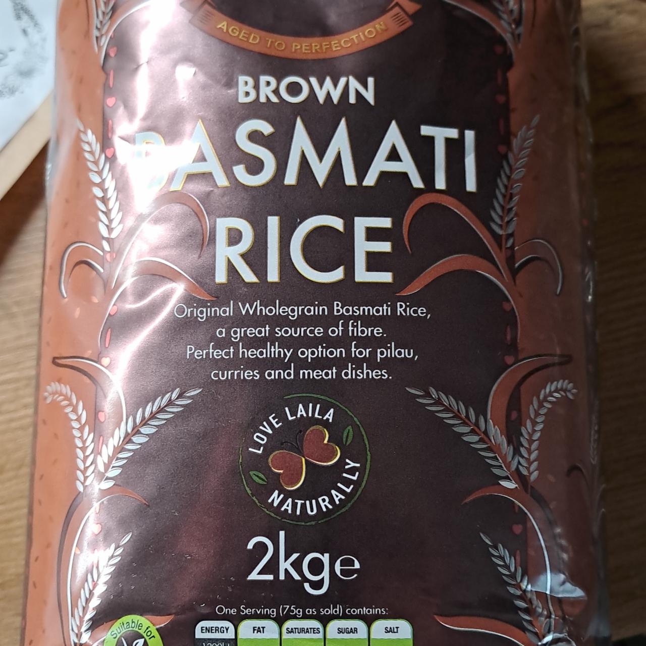 Fotografie - Brown Basmati rice Laila