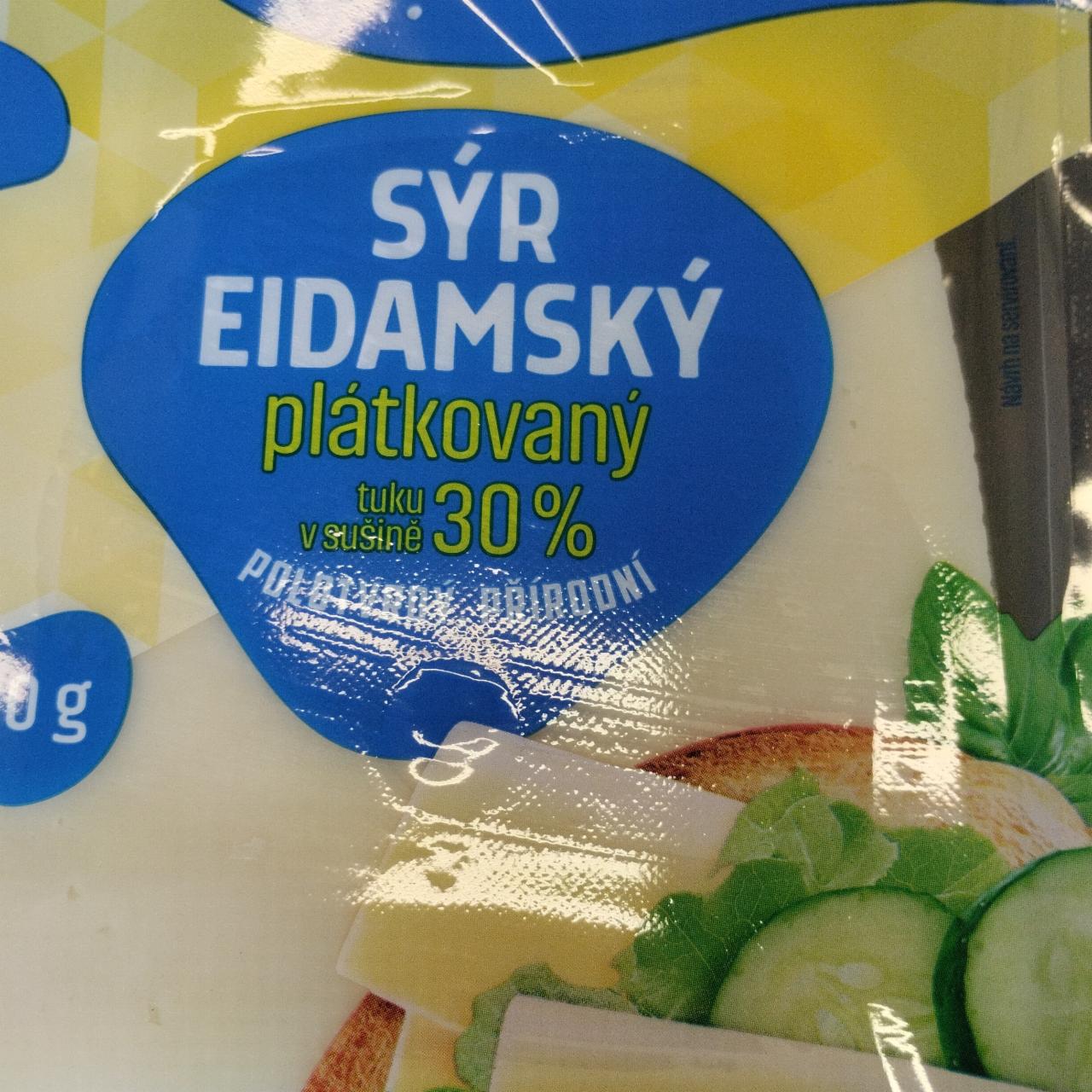 Fotografie - Sýr eidamský plátkovaný 30% tuku Ranko