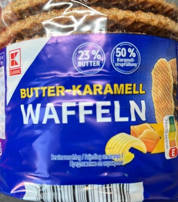 Fotografie - Butter-Karamell Waffeln K-Classic