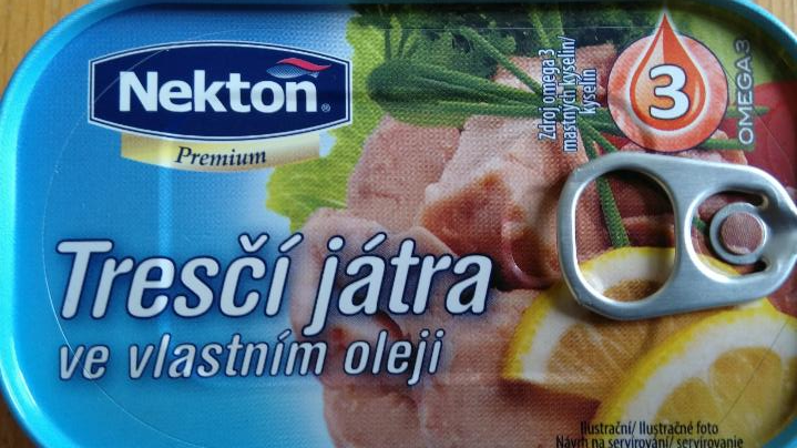 Fotografie - Tresčí játra ve vlastním oleji Nekton premium