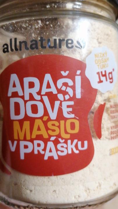 Fotografie - Arašídové máslo v prášku Allnature