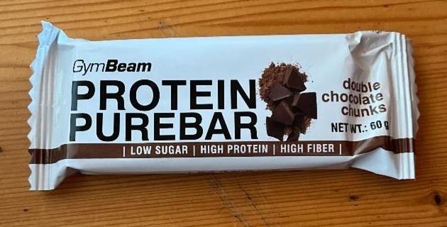 Fotografie - Protein purebar double chocolate chunks GymBeam