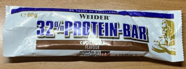 Fotografie - weider bar chocolate 32%