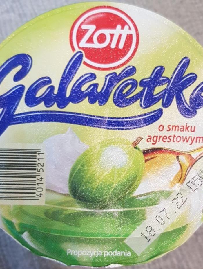 Fotografie - Galaretka o smaku agrestowym Zott