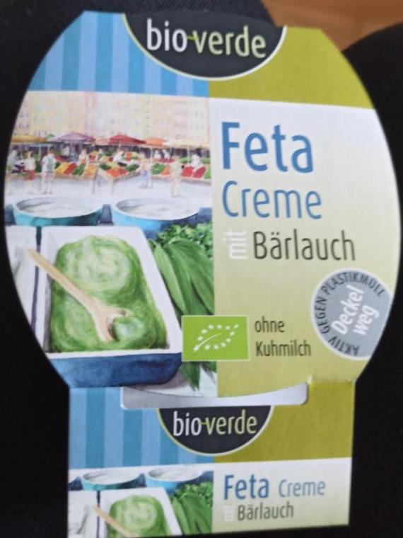 Fotografie - Feta Creme mit Bärlauch Bio Verde