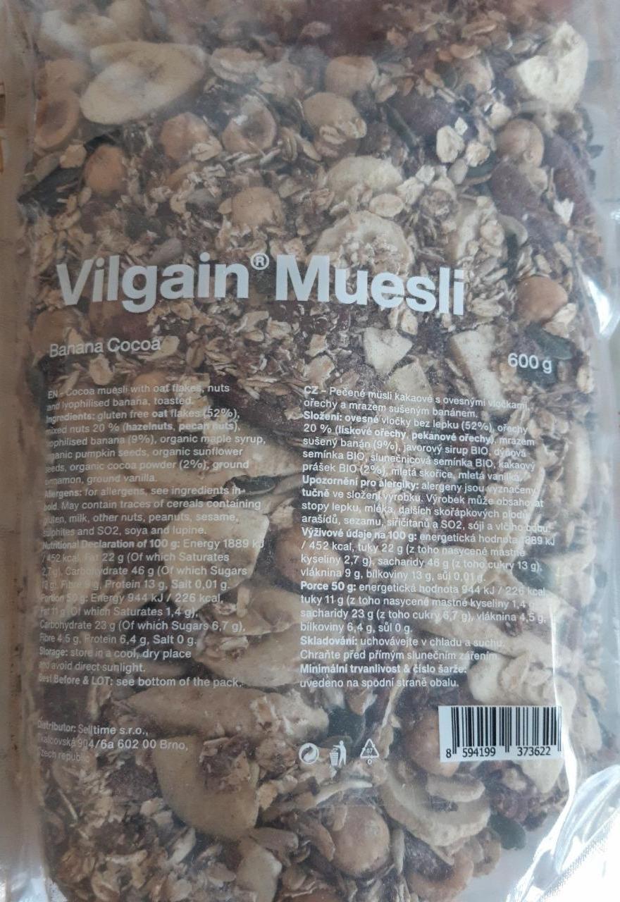 Fotografie - Muesli Banana Cocoa Vilgain