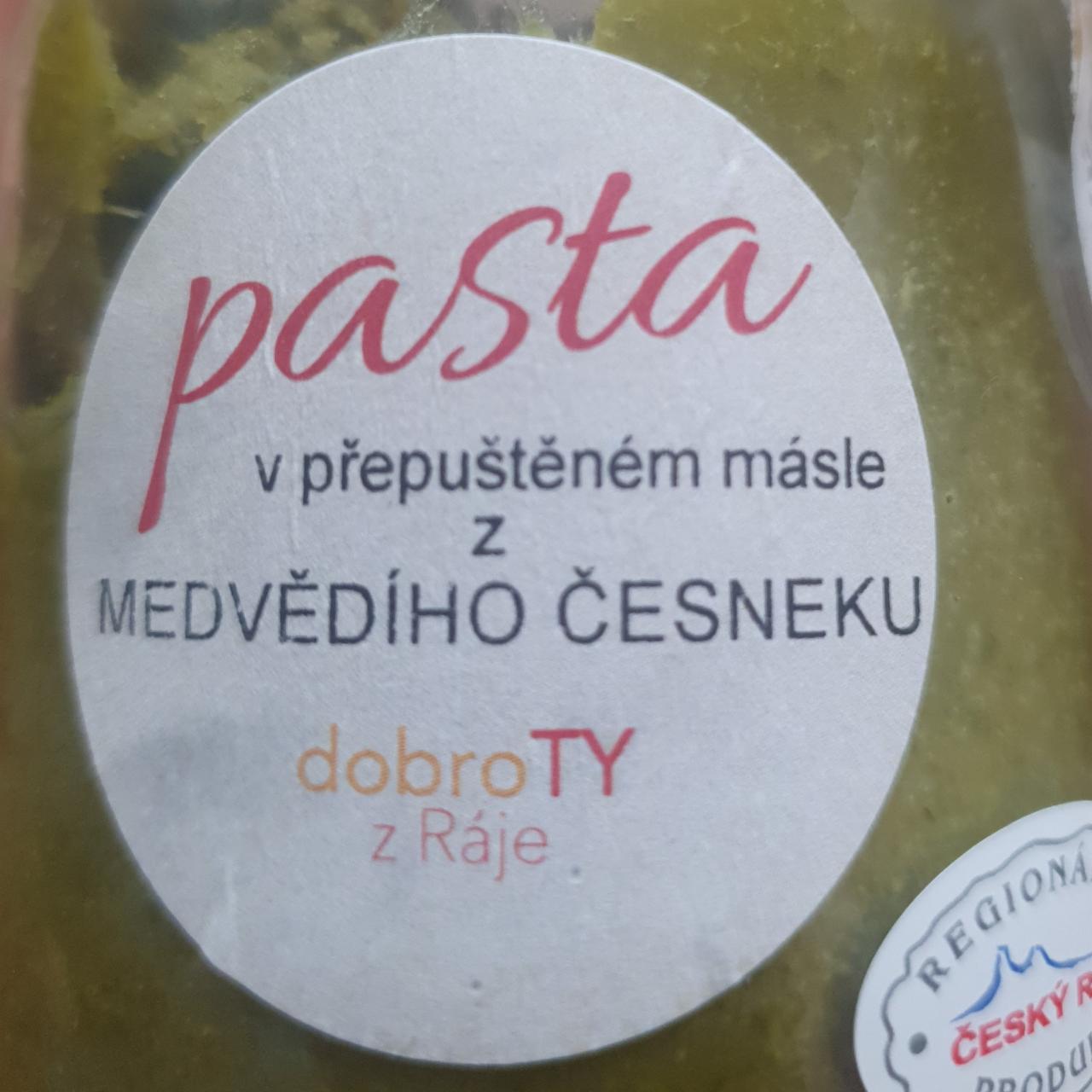 Fotografie - Pasta z medvědího česneku v přepuštěném másle dobroTy z Ráje