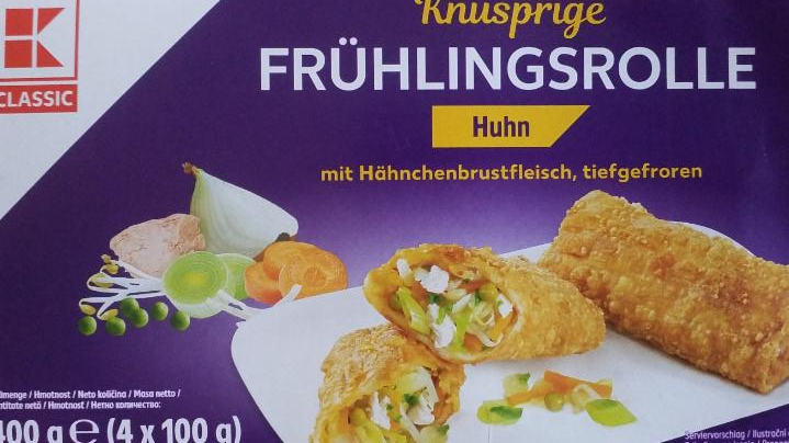 Fotografie - Knusprige Frühlingsrollen Huhn K-Classic