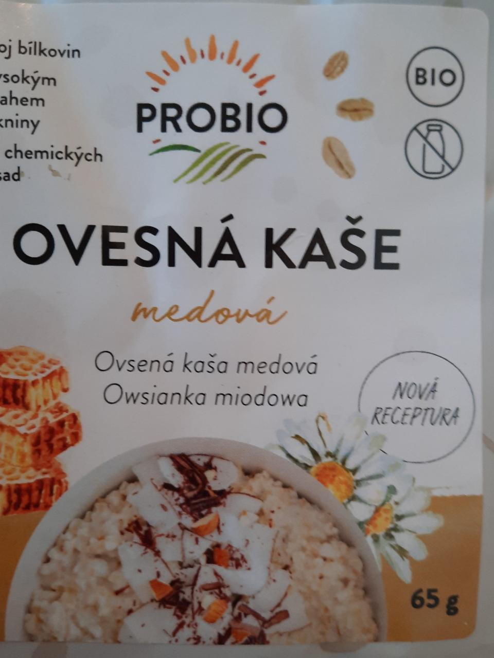 Fotografie - Bio Ovesná kaše medová Probio