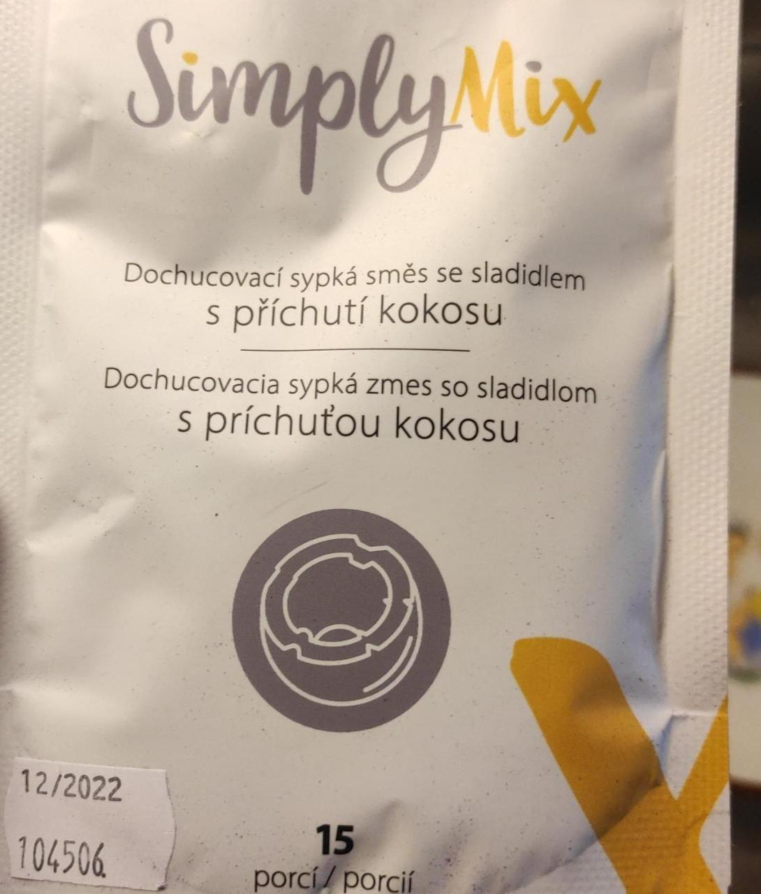 Fotografie - Dochucovací sypká směs s příchutí kokosu SimplyMix