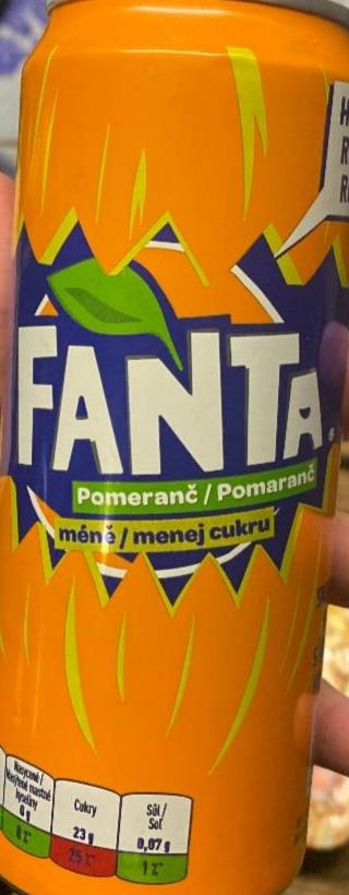 Fotografie - Fanta pomeranč méně cukru