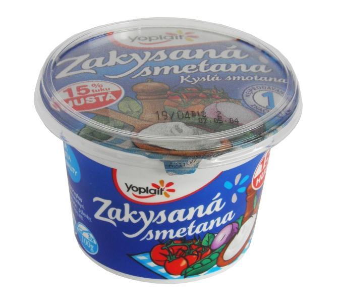 Fotografie - Yoplait zakysaná smetana 15 % tuku