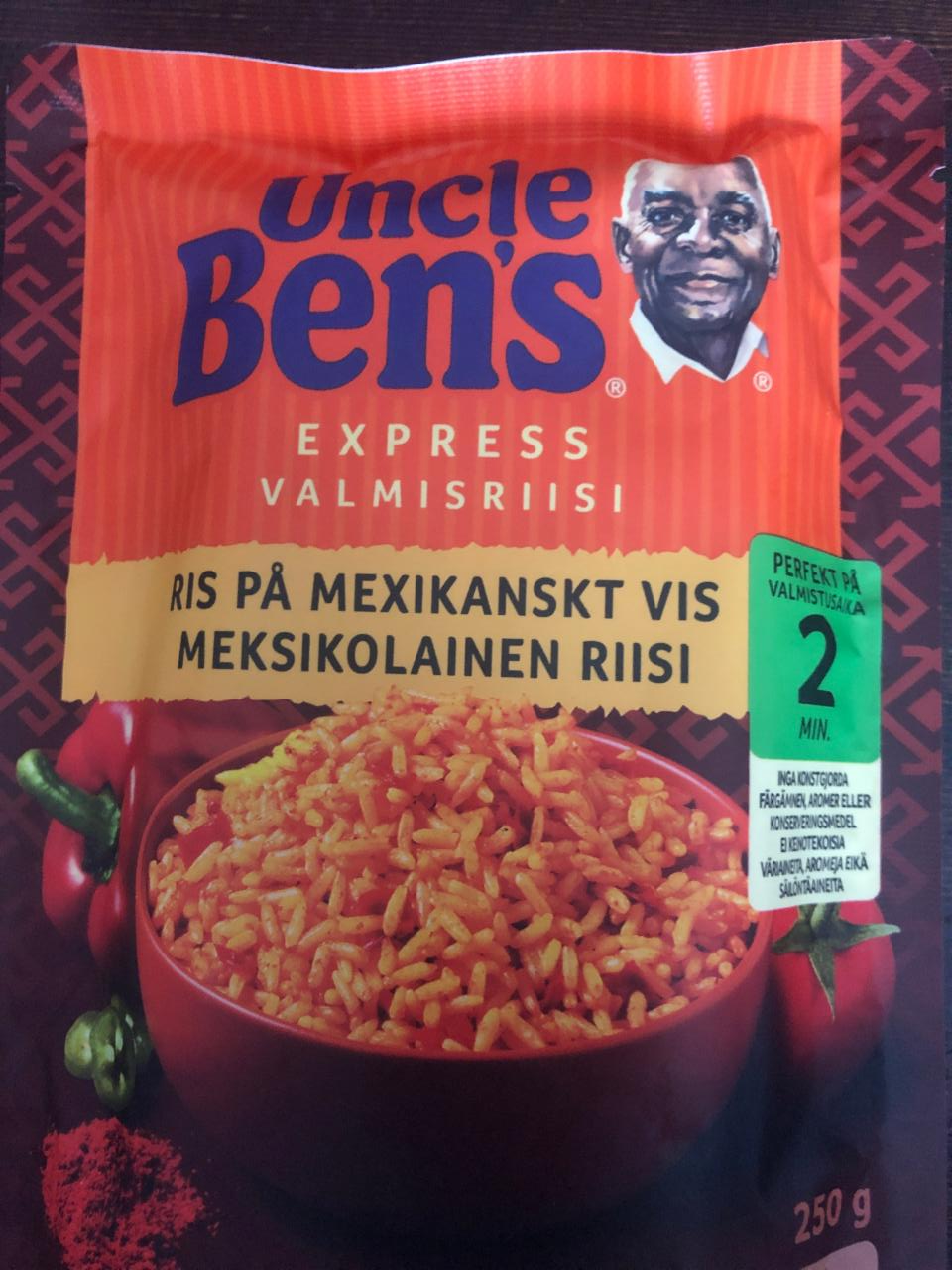 Fotografie - Express Valmisriisi Riisi Meksikolainen Uncle Ben's