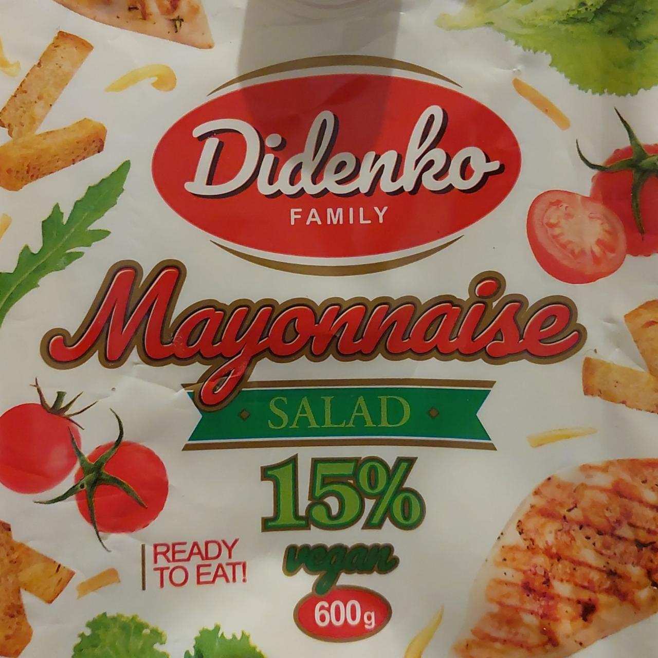 Fotografie - Mayonnaise Salad 15% Didenko family