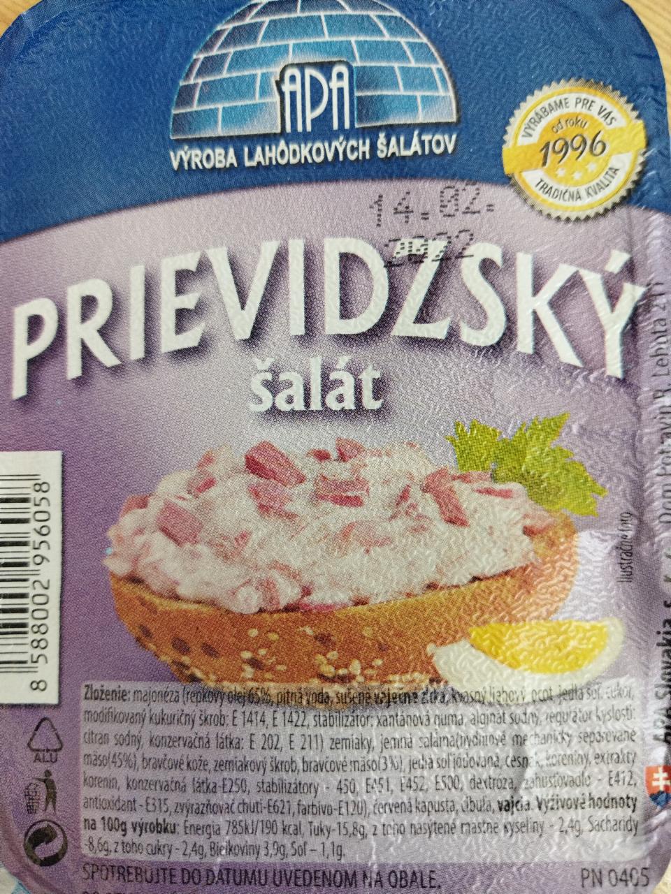 Fotografie - APA Prievidzský salát