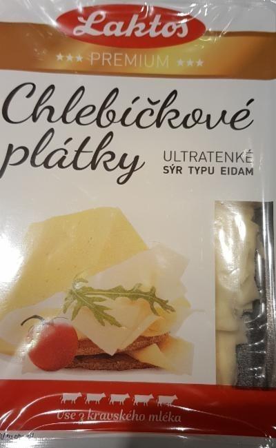 Fotografie - Chlebíčkové plátky ultratenké eidam 30% Laktos