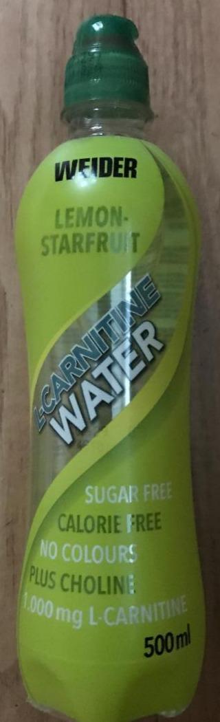 Fotografie - l-carnitine water lemon-fruit Weider