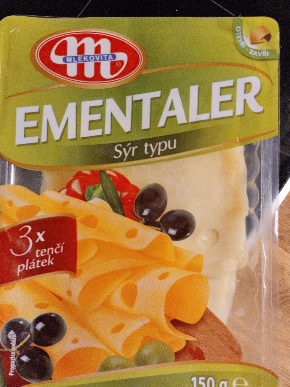 Fotografie - Sýr typu EMENTALER 45% Mlekovita