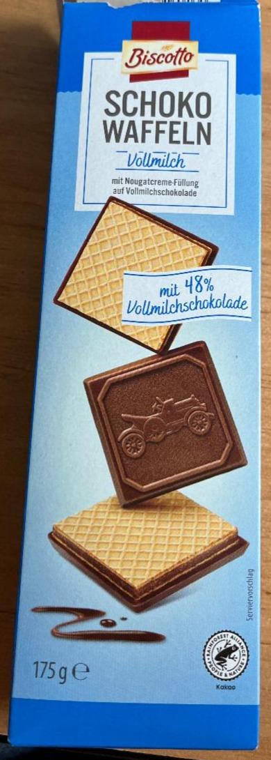 Fotografie - Schoko Waffeln Vollmilch Biscotto