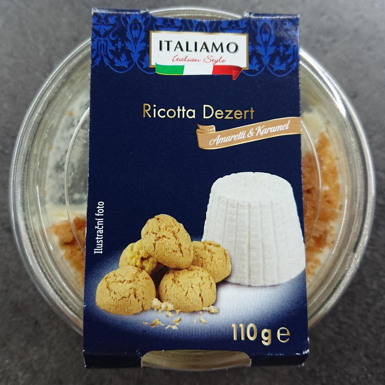 Fotografie - Ricotta Dezert Amarelli & Karamel Italiamo