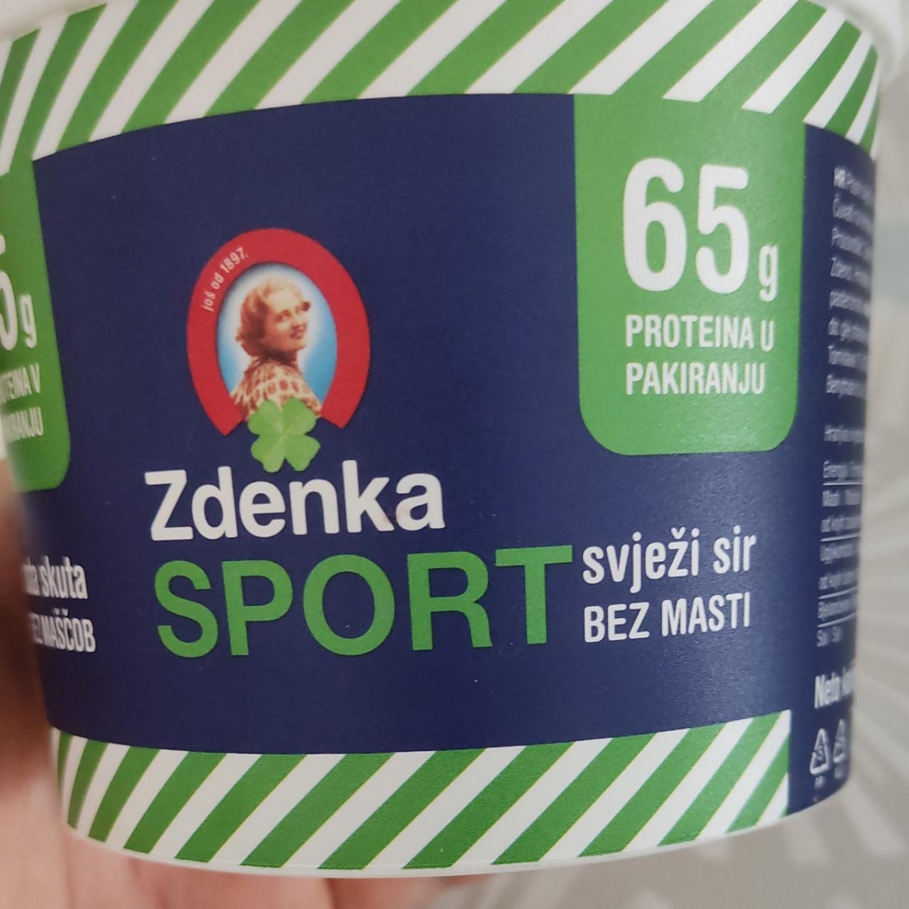 Fotografie - Svježi sir bez masti Zdenka sport