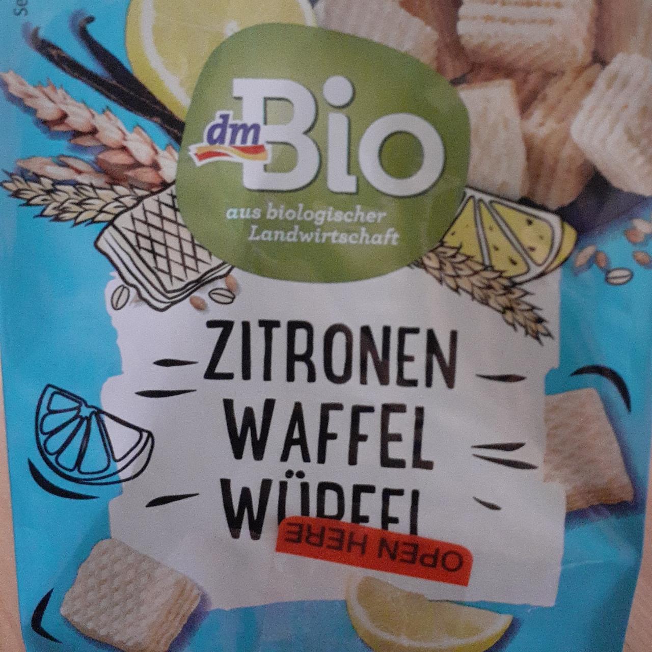 Fotografie - Zitronen Waffel-Würfel dmBio