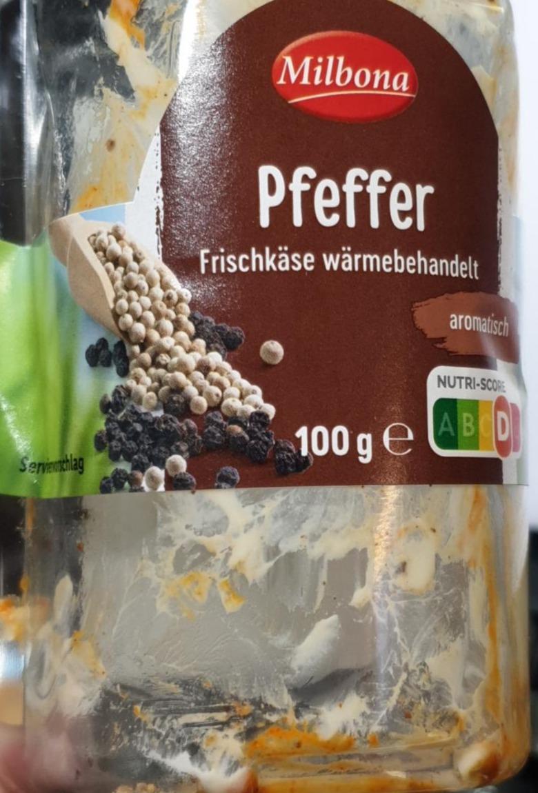 Fotografie - Pfeffer Frischkäse wärmebehandelt Milbona