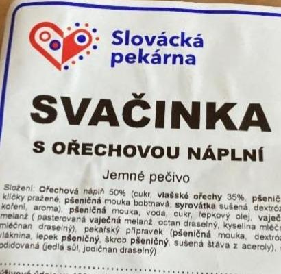 Fotografie - Svačinka s ořechovou náplní Slovácká pekárna