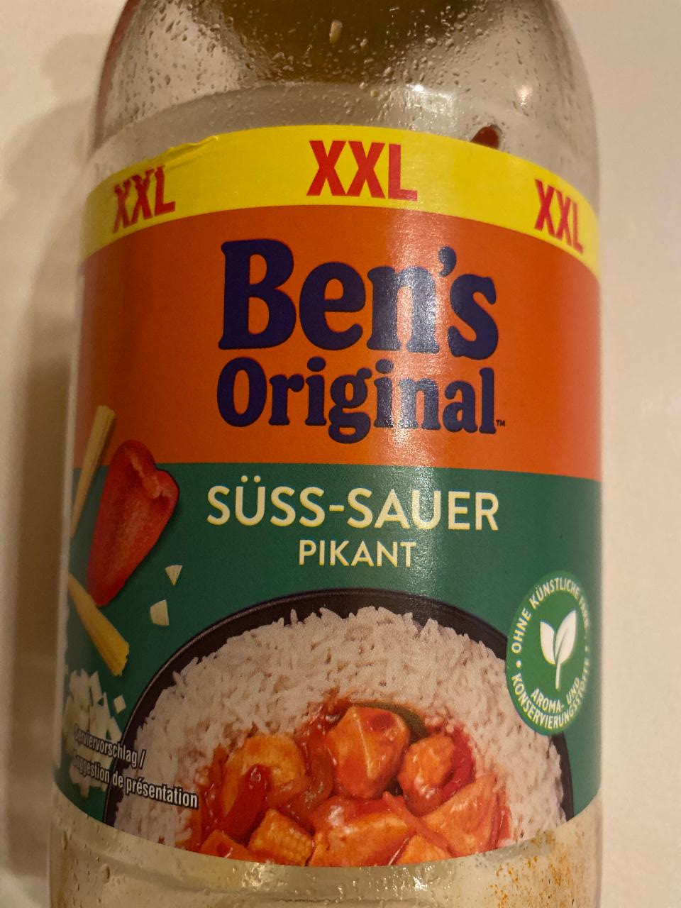 Fotografie - Süss-Sauer Pikant Ben’s Original