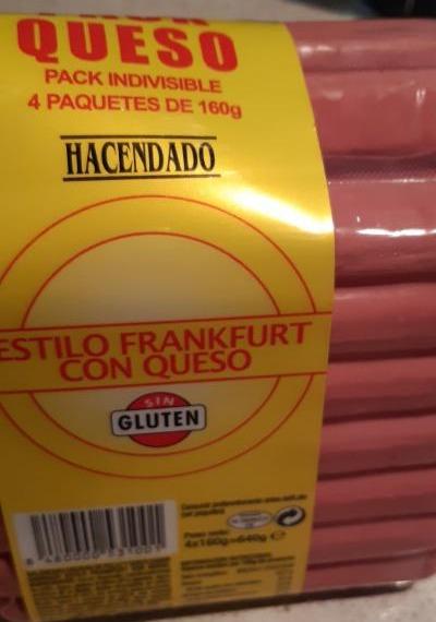 Fotografie - Salchicha estilo frankfurt con queso Hacendado